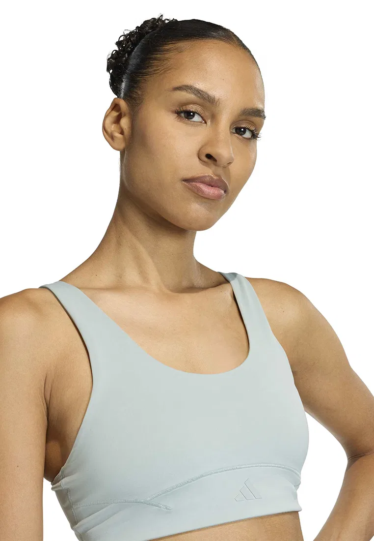 Бюстгальтер для спорта, средняя поддержка, All Me Luxe Adidas — фото 3