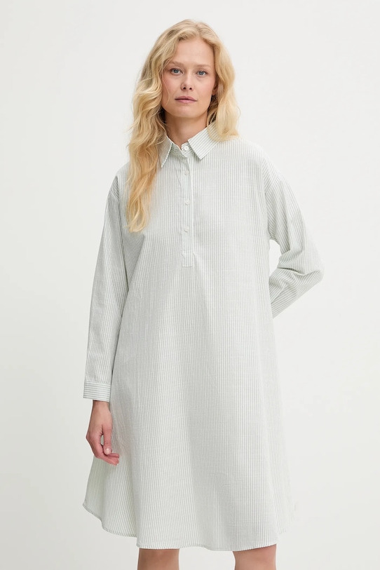 

Льняное платье Answear.Lab, зеленый