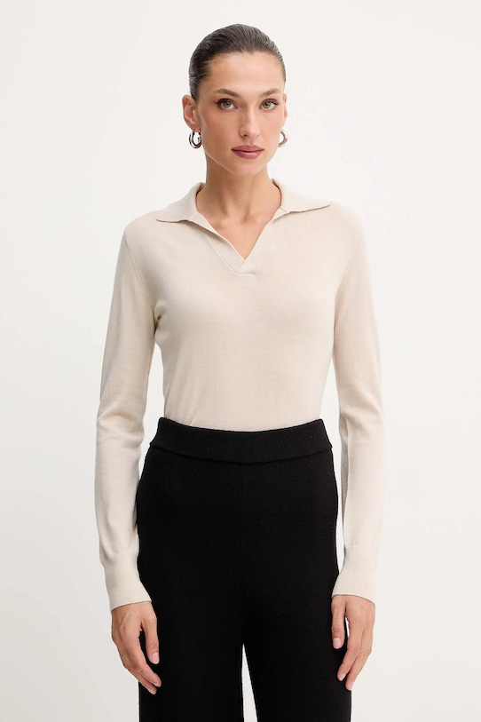 

Шерстяной свитер CAPPA Weekend Max Mara, бежевый