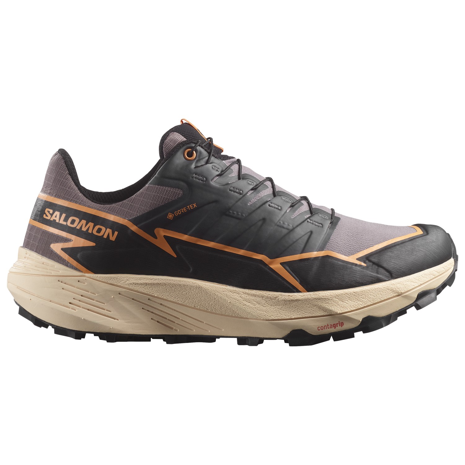 

Кроссовки для бега по пересеченной местности Salomon Thundercross GTX, цвет Shark/Black/Papaya