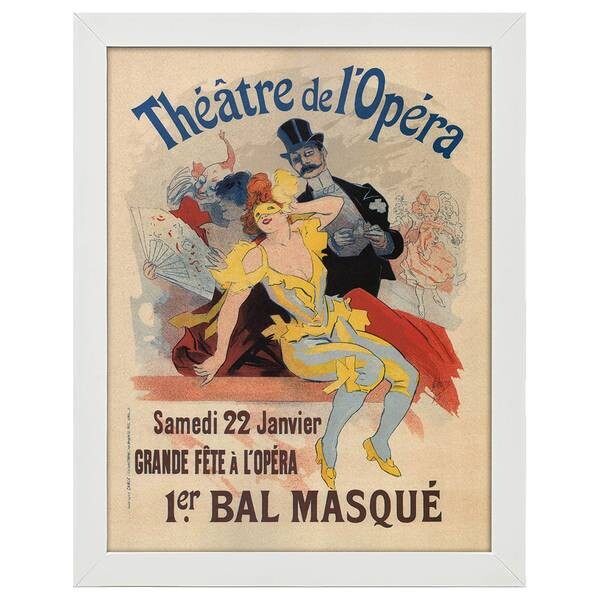 

Рамка для фотографий LegendArte Poster Théâtre de l'Opéra, белый