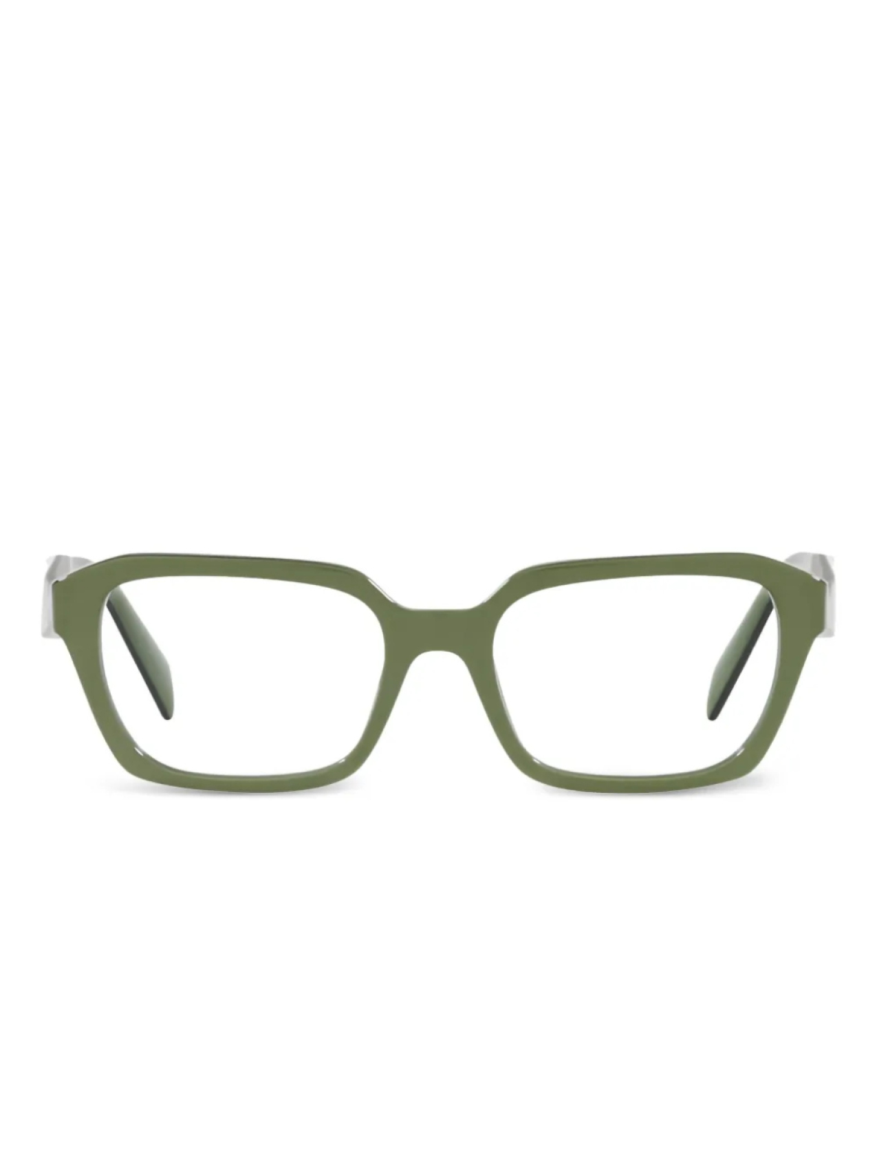 

Очки Prada PR 14ZV прозрачно-зеленые Prada Eyewear, зеленый