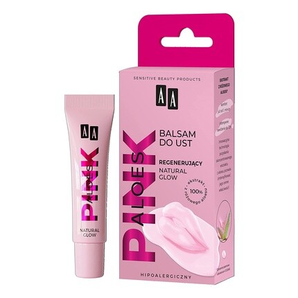 

Алоэ Розовый регенерирующий лосьон для губ Natural Glow 10 г, Aa