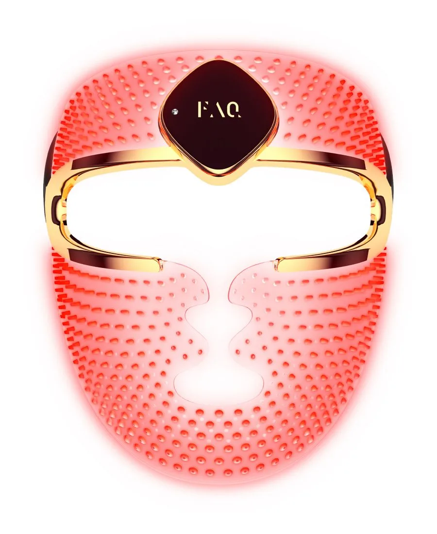 FOREO FAQ 202 Беспроводная силиконовая маска для лица со светодиодной подсветкой и ближним инфракрасным излучением