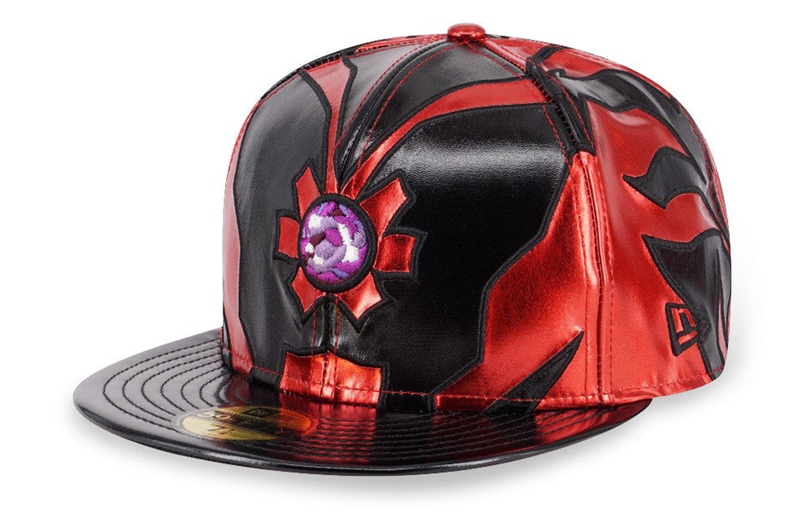 

New Era Хлопковая бейсболка унисекс красно-черная, Red Black