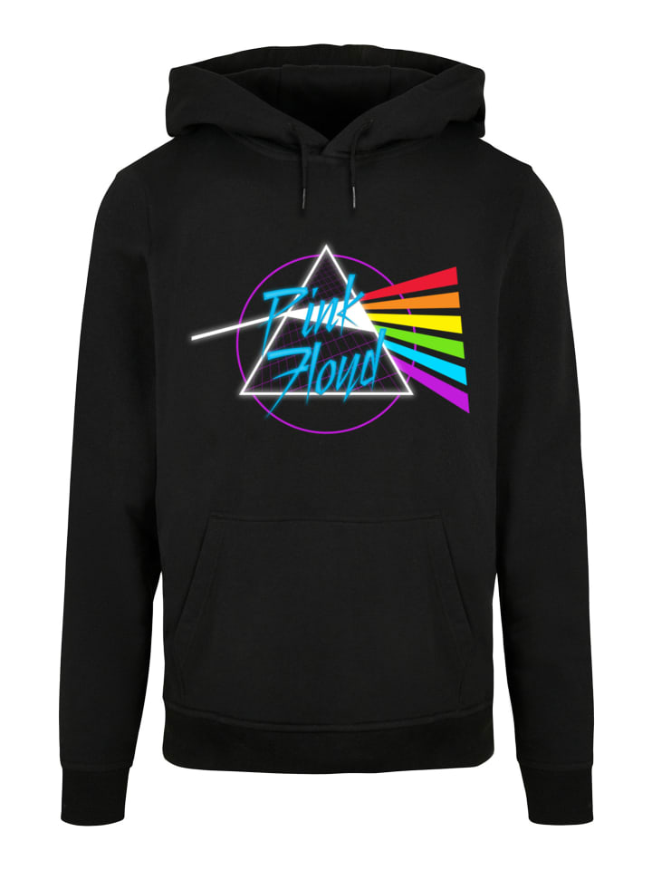 

F4NT4STIC Базовая толстовка Pink Floyd Neon Dark Side черного цвета