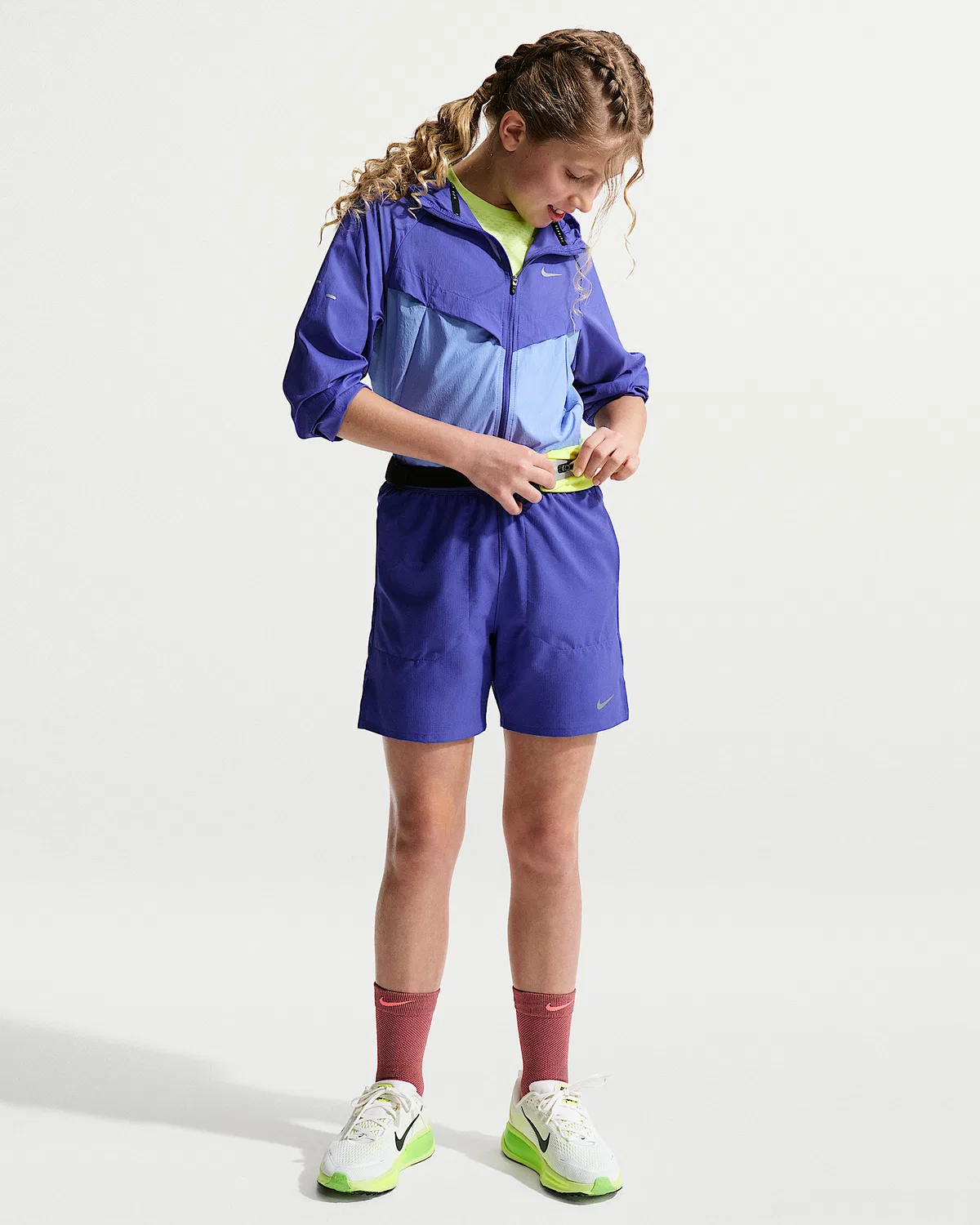 Детские тренировочные шорты Nike Stride Dri-FIT, Lapis