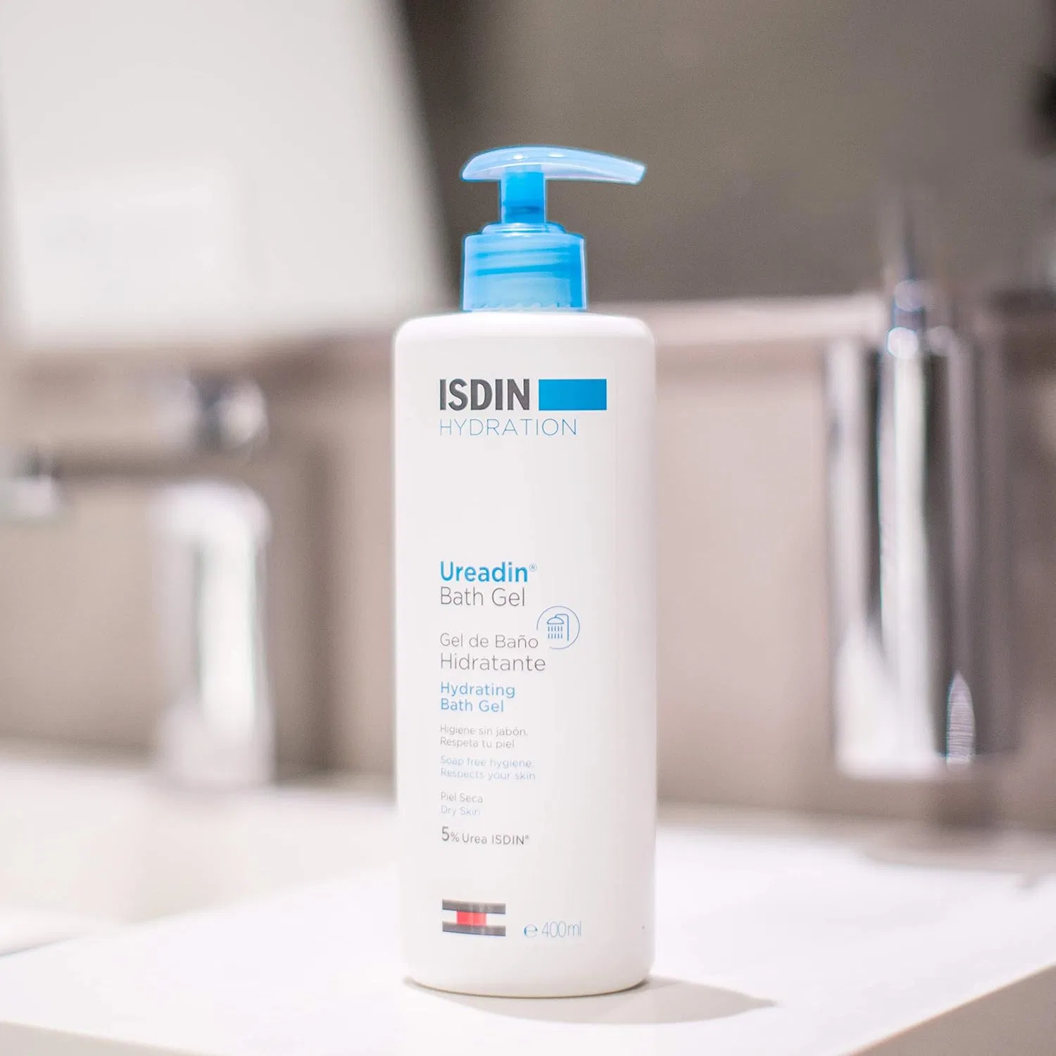 Гель для душа «Ureadin Bath Gel» для сухой кожи от Isdin Isdin, White — фото 3