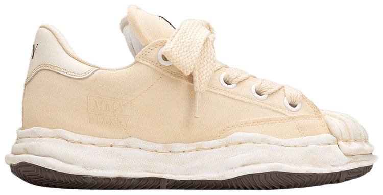 

Кроссовки Maison Mihara Yasuhiro Blakey Puffer OG Sole Canvas Low 'White', белый
