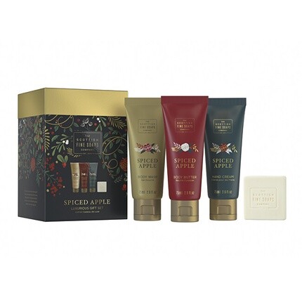 

Подарочный набор для ухода за телом «Яблоко и специи» Scottish Fine Soaps