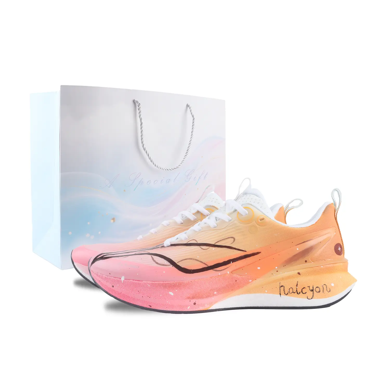 

LINING Кроссовки Red Hare 8PRO мужские низкие Orange/Red/Umber/White