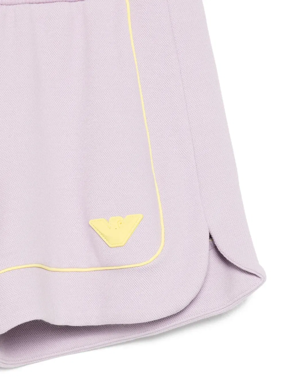 Шорты с тисненым логотипом Emporio Armani Kids, фиолетовый — фото 3