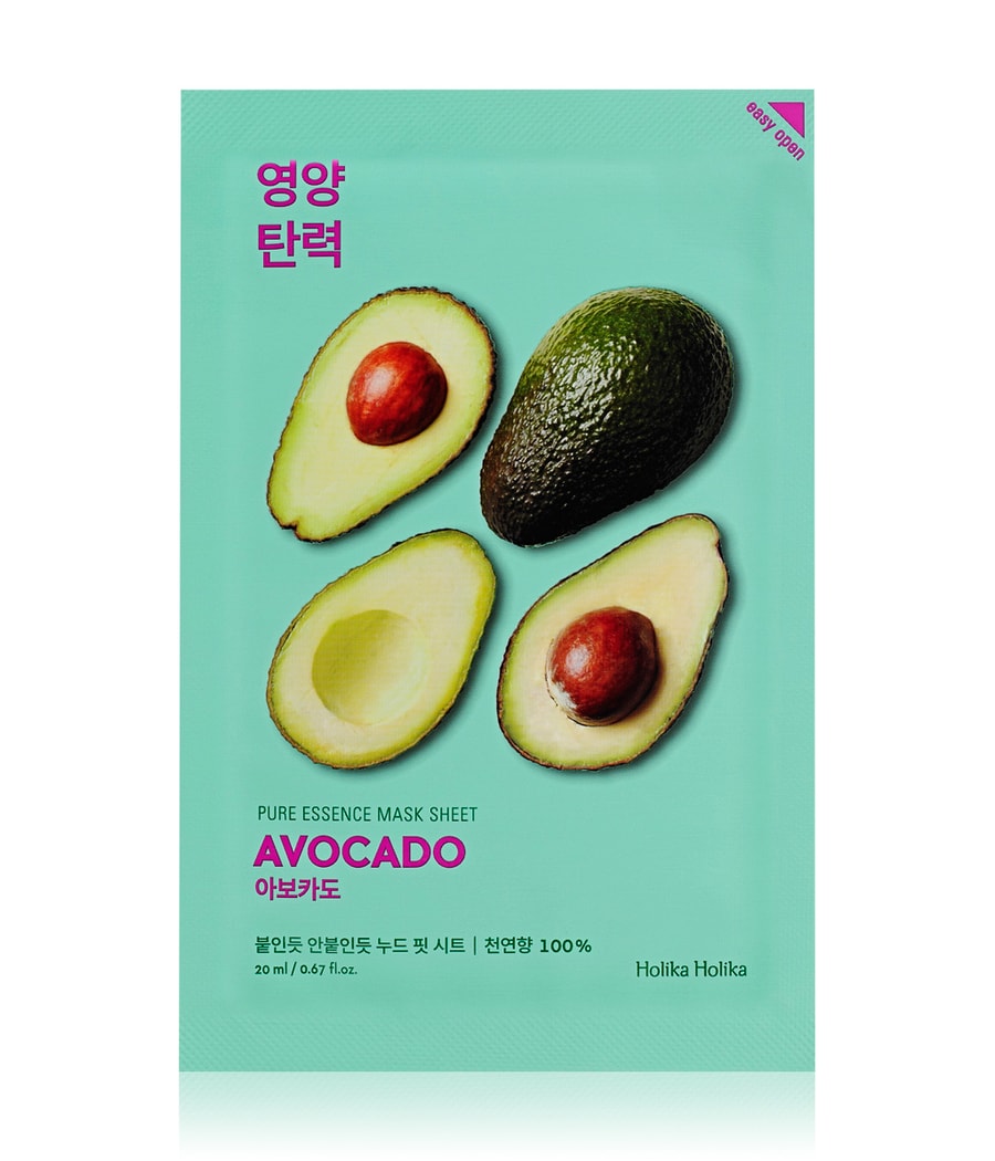 

Тканевая маска HOLIKA HOLIKA Pure Essence Mask Sheet - Avocado, 23 ml