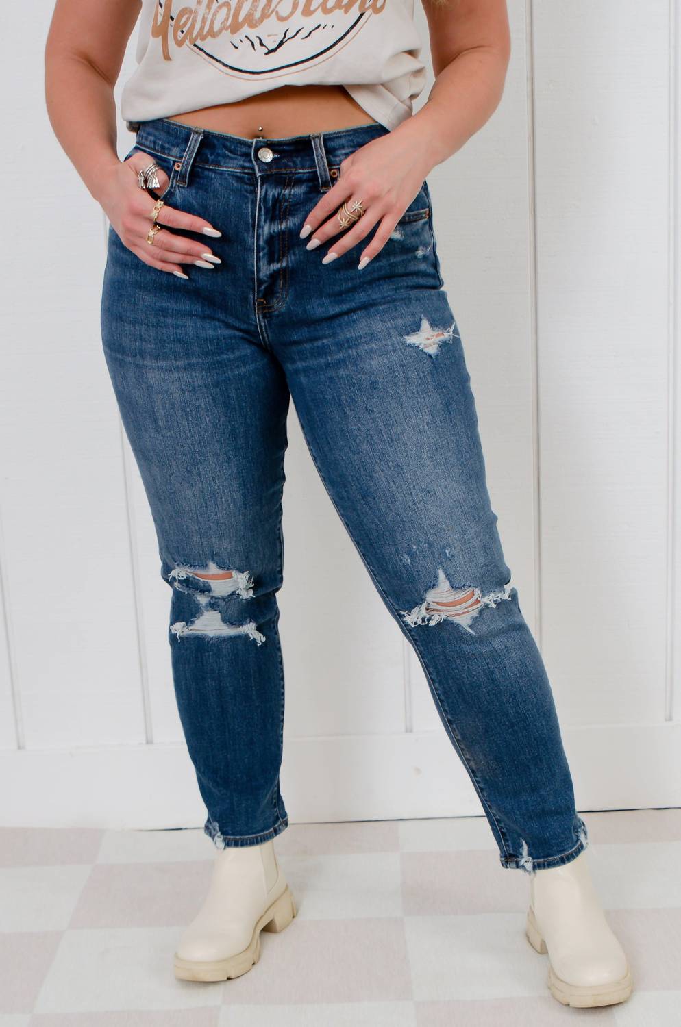 

Джинсы женские DAZE, цвет denim blue