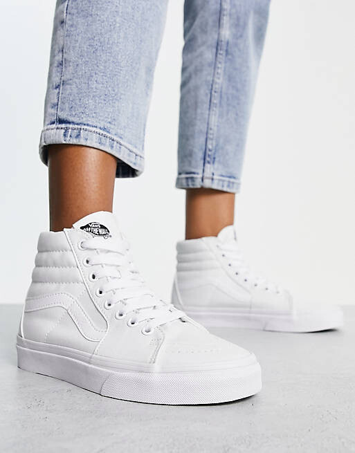 

Белые кроссовки Vans SK8-Hi, Белый, Белые кроссовки Vans SK8-Hi
