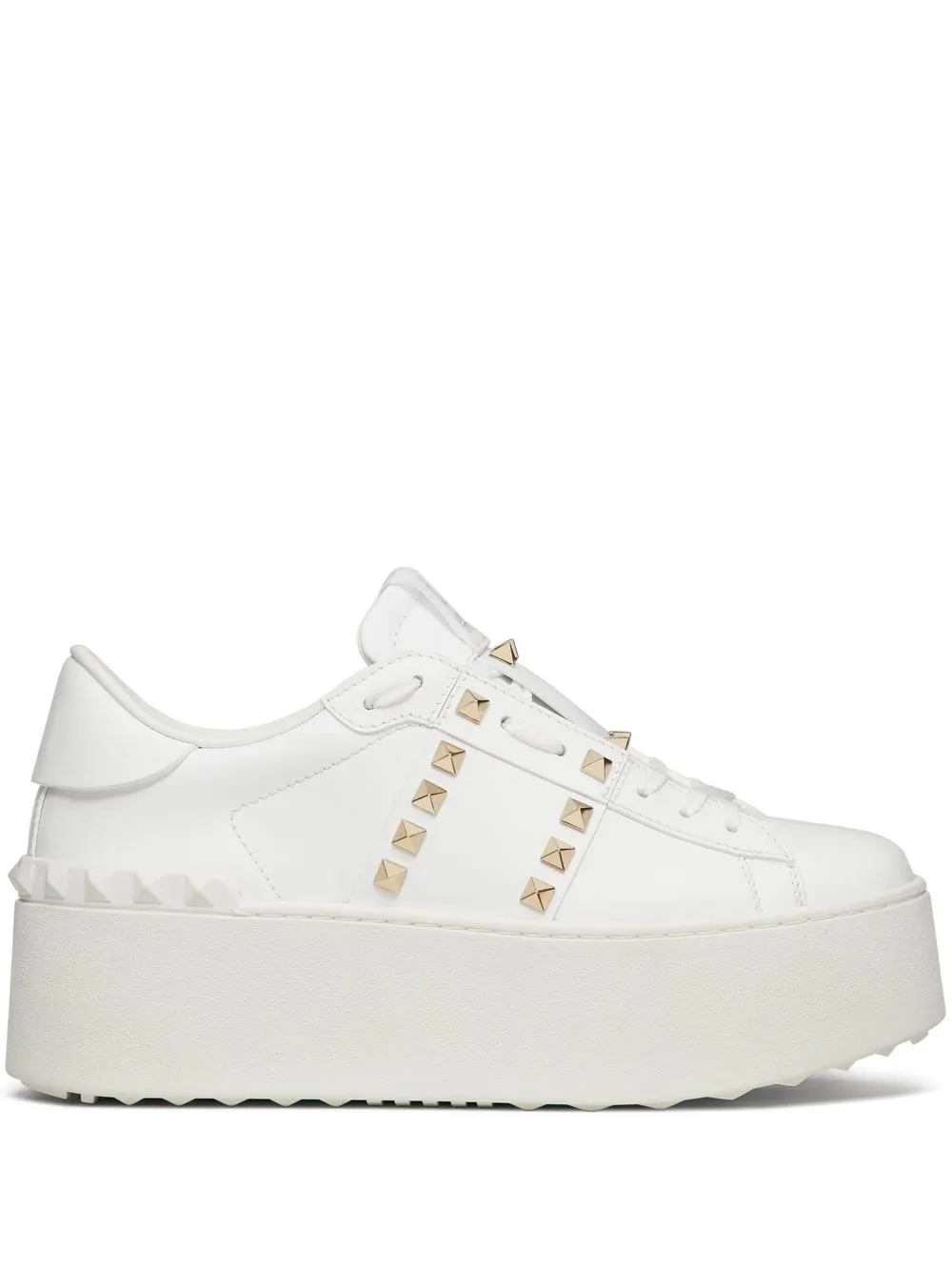 Кроссовки Rockstud Untitled VALENTINO GARAVANI, белый