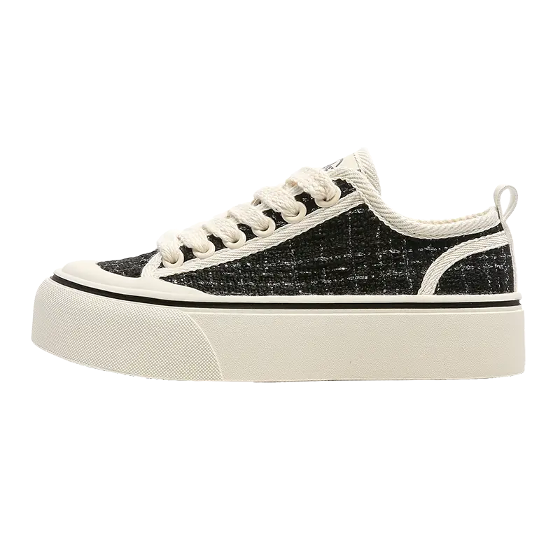 

Холщовые кеды женские с низким верхом Feiyue, черный