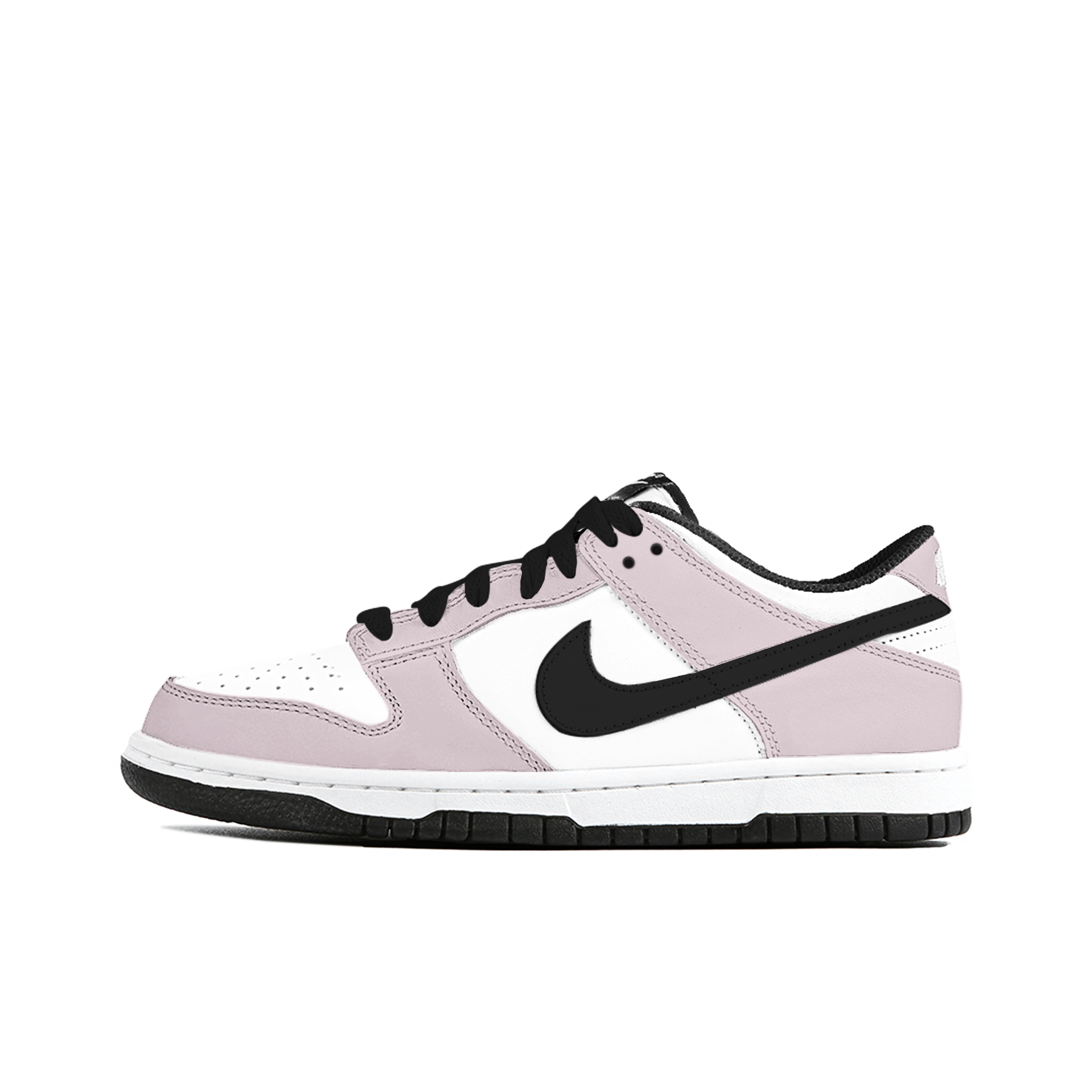 

Nike Детские кроссовки для скейтбординга Dunk Black с амортизацией и износостойкостью, низкие, для подростков