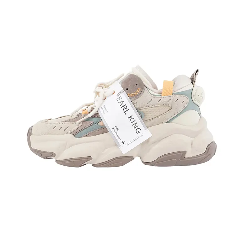 

Earl king Кроссовки мужские с амортизацией и усиленной подошвой Low Top Chunky Camel Beige, цвет Camel Beige