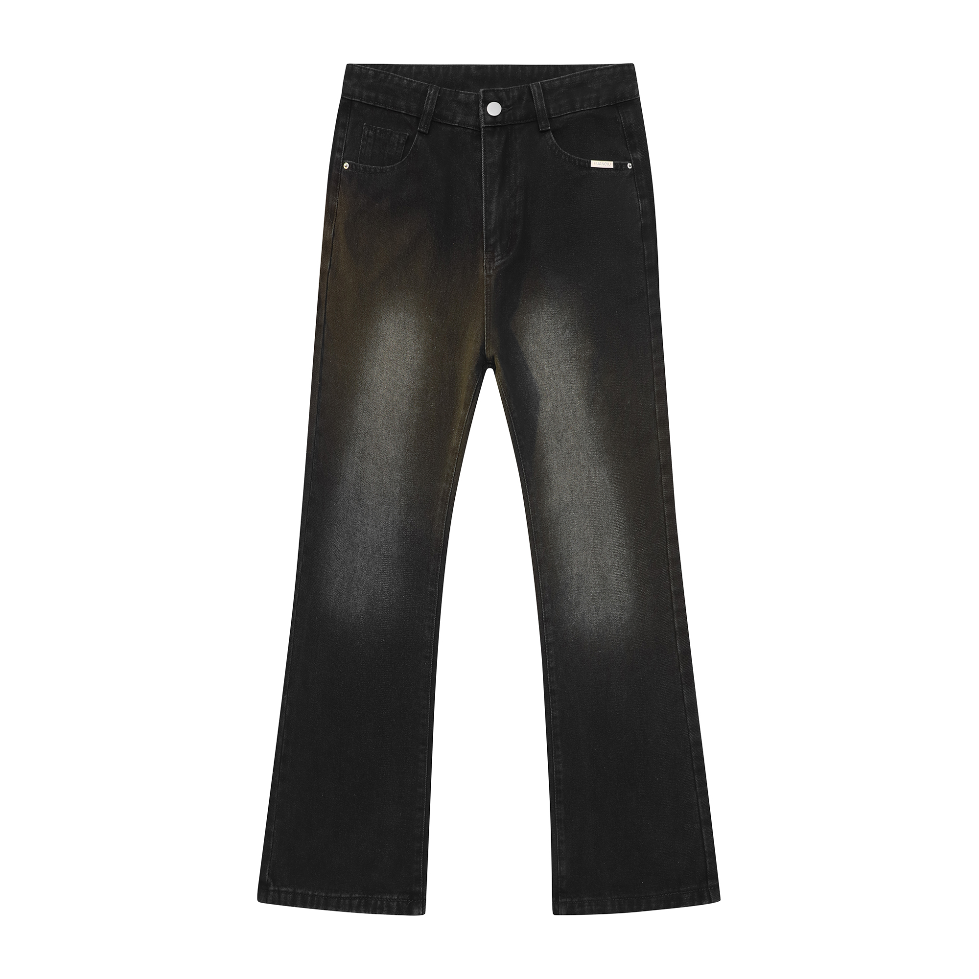 

Джинсы Unisex Moderate Flared HUANQIU, черный серый (fleece-lined)