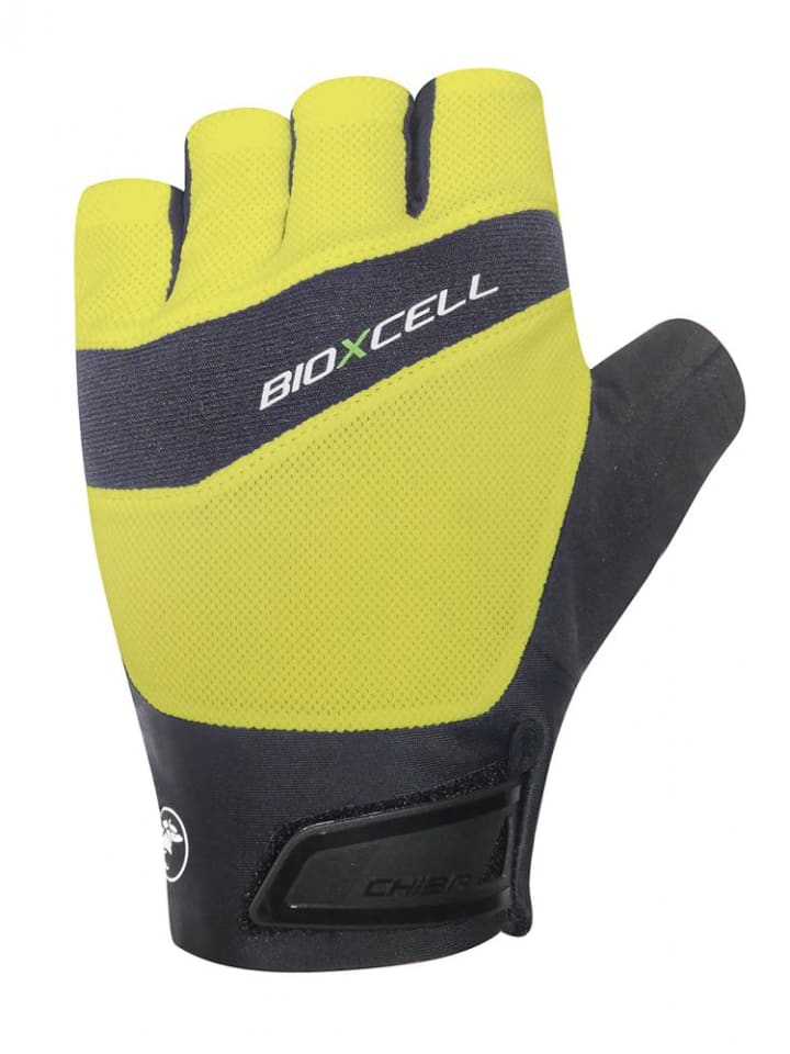 

Chiba BioXCell Pro - велосипедные перчатки неонового цвета