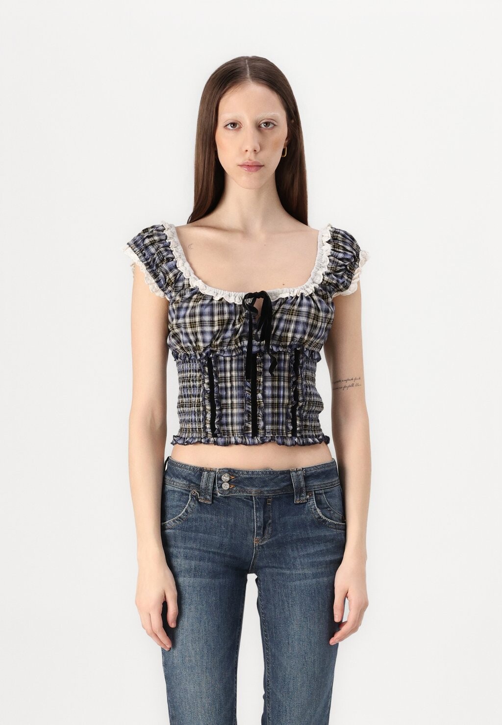 

Блуза NADIA BLOUSE BDG Urban Outfitters, синий