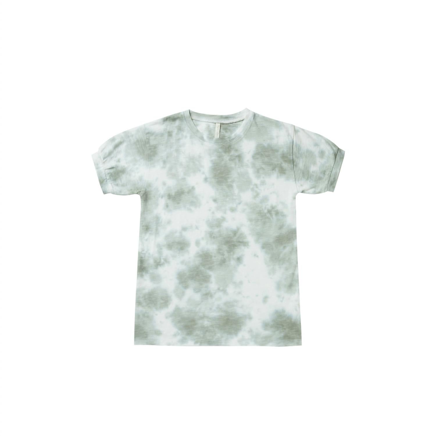 

Девочки - Платье-рубашка из джерси в цвете Aqua Tie-Dye Rylee + Cru