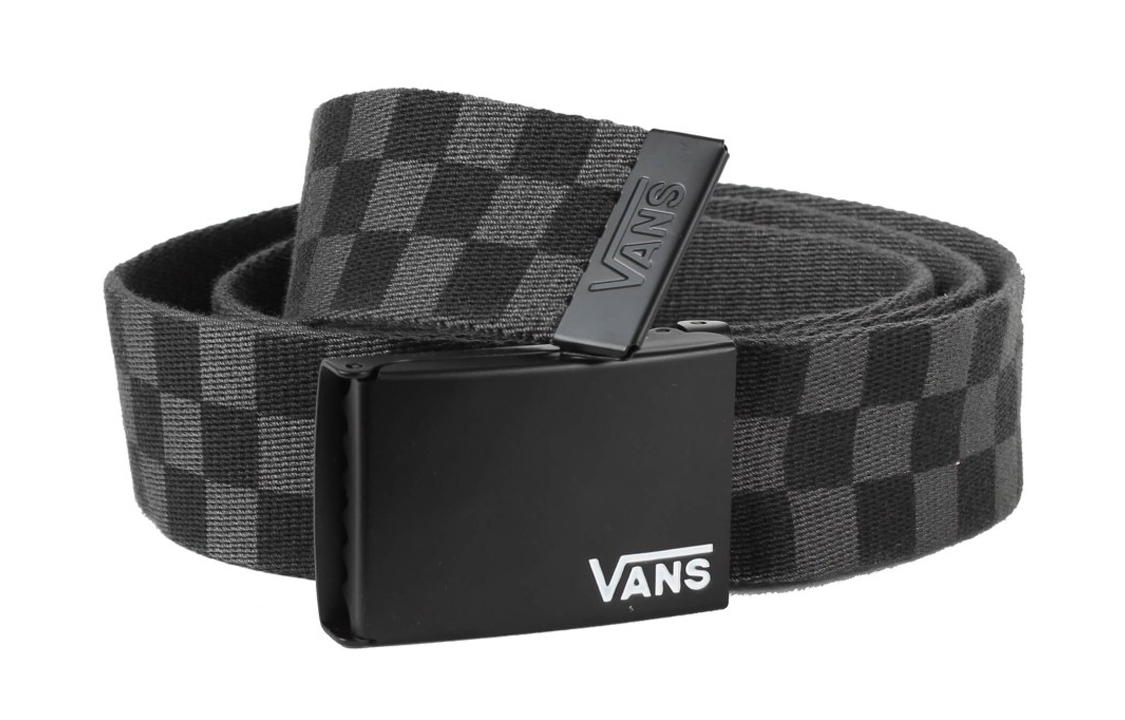 

Кожаный ремень Vans мужской черный/угольно-серый