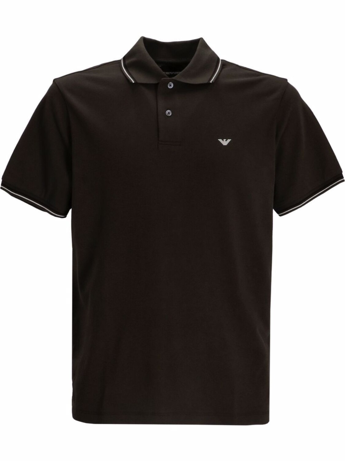 

Emporio Armani рубашка поло с вышитым логотипом, коричневый
