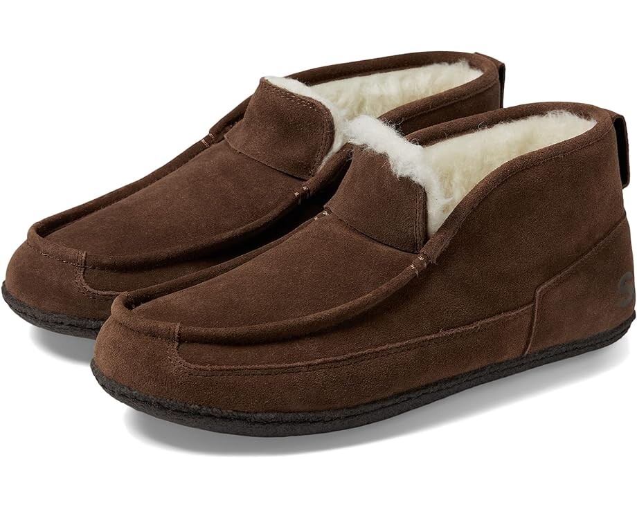 

Тапочки SOREL Manawan II Moc, цвет Tobacco/Blackened Brown