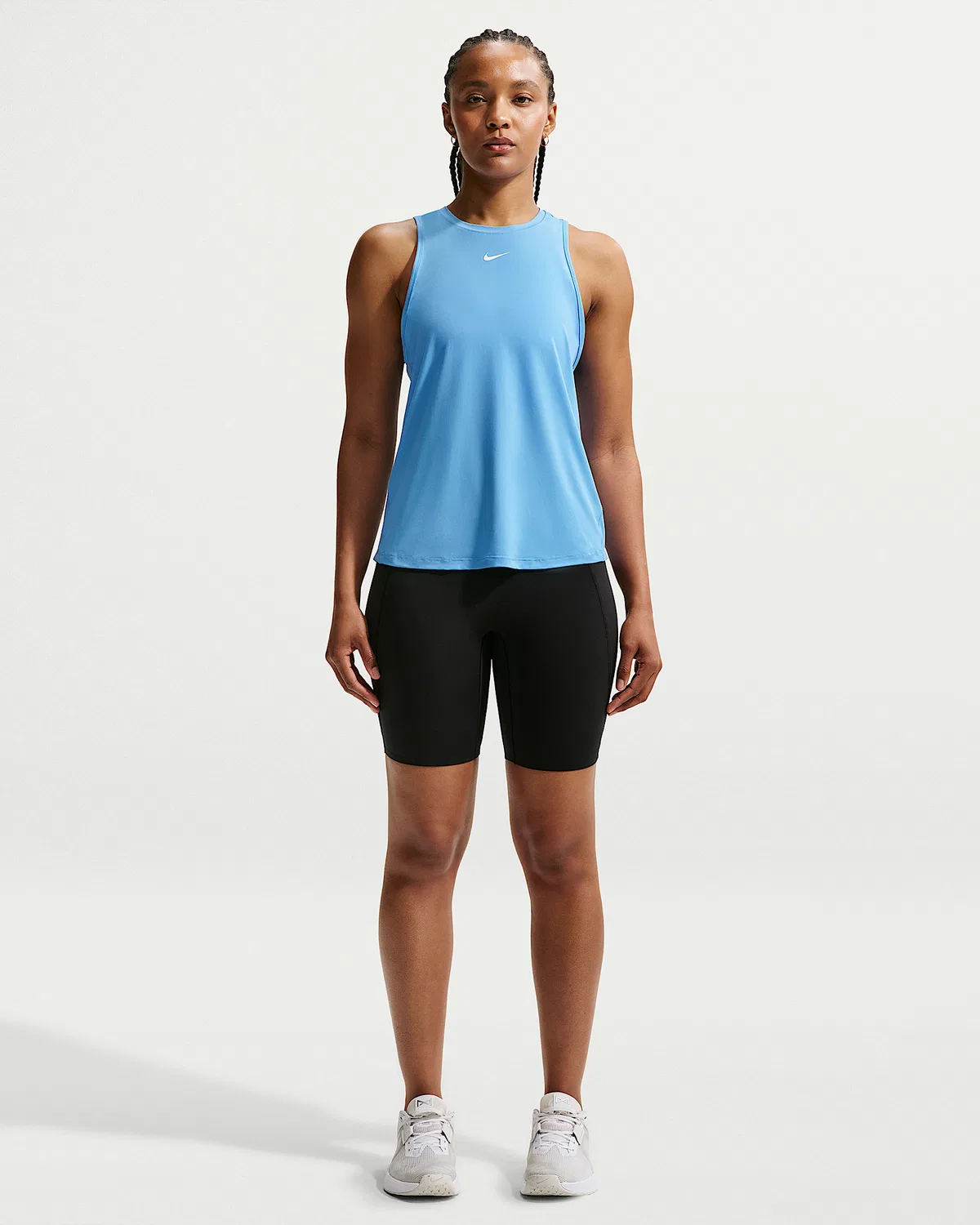 Женский топ Nike One Classic Dri-FIT, University Blue/White — фото 4