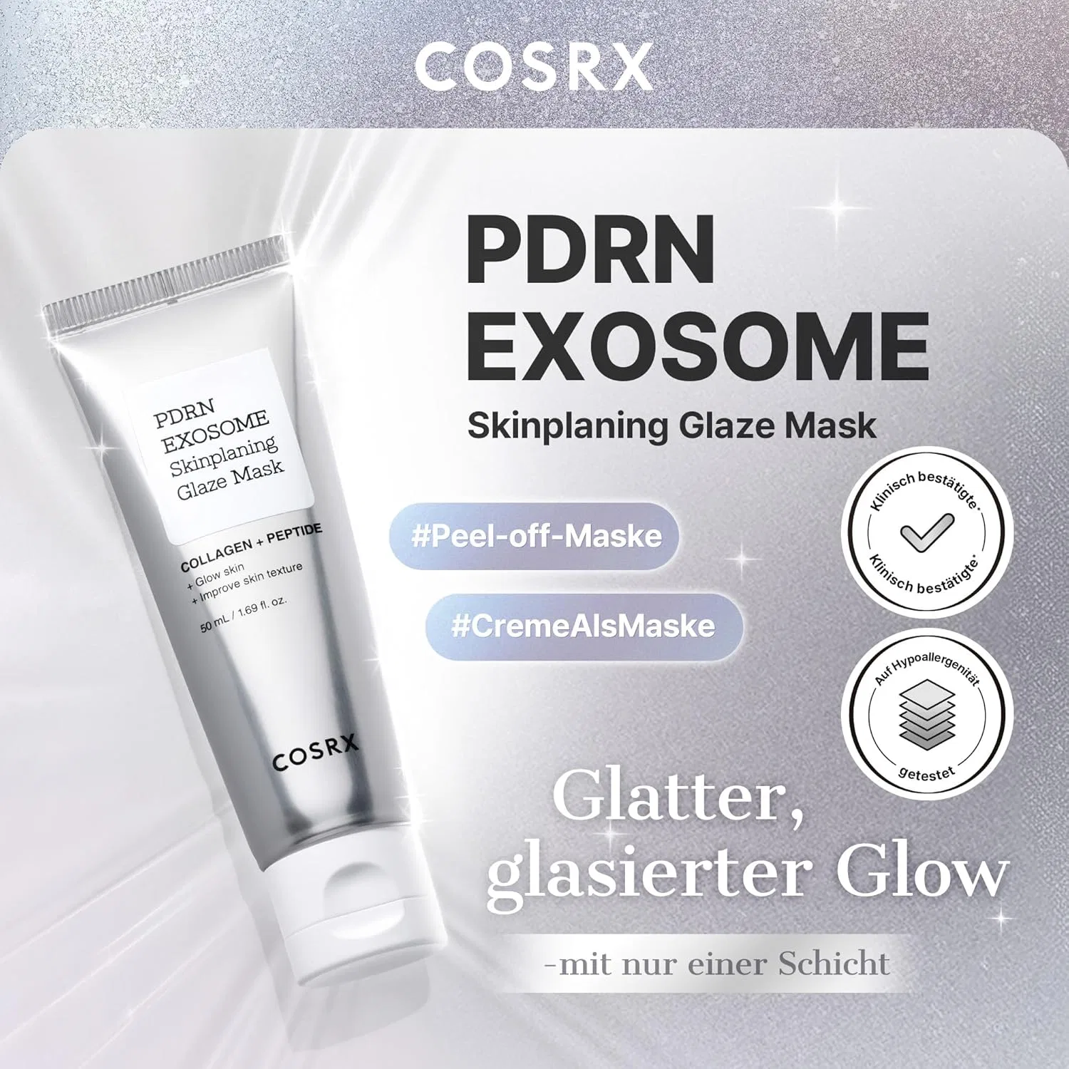 Маска для лица Cosrx — Ночная «PDRN Exosome Skinplaning Glaze» от — фото 3