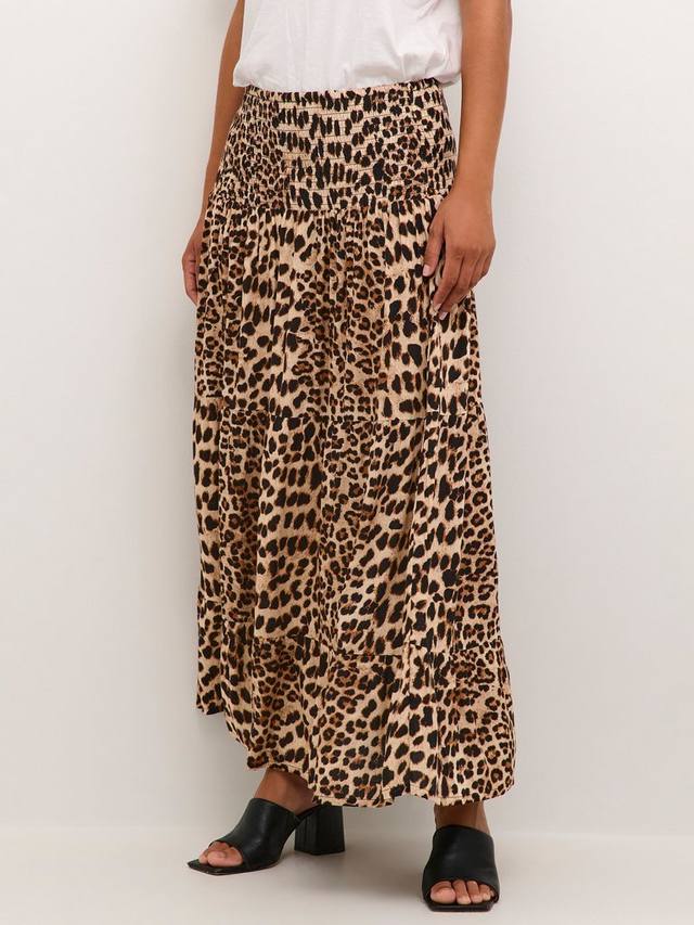 

Юбка макси со складками на талии KAFFE, Multi