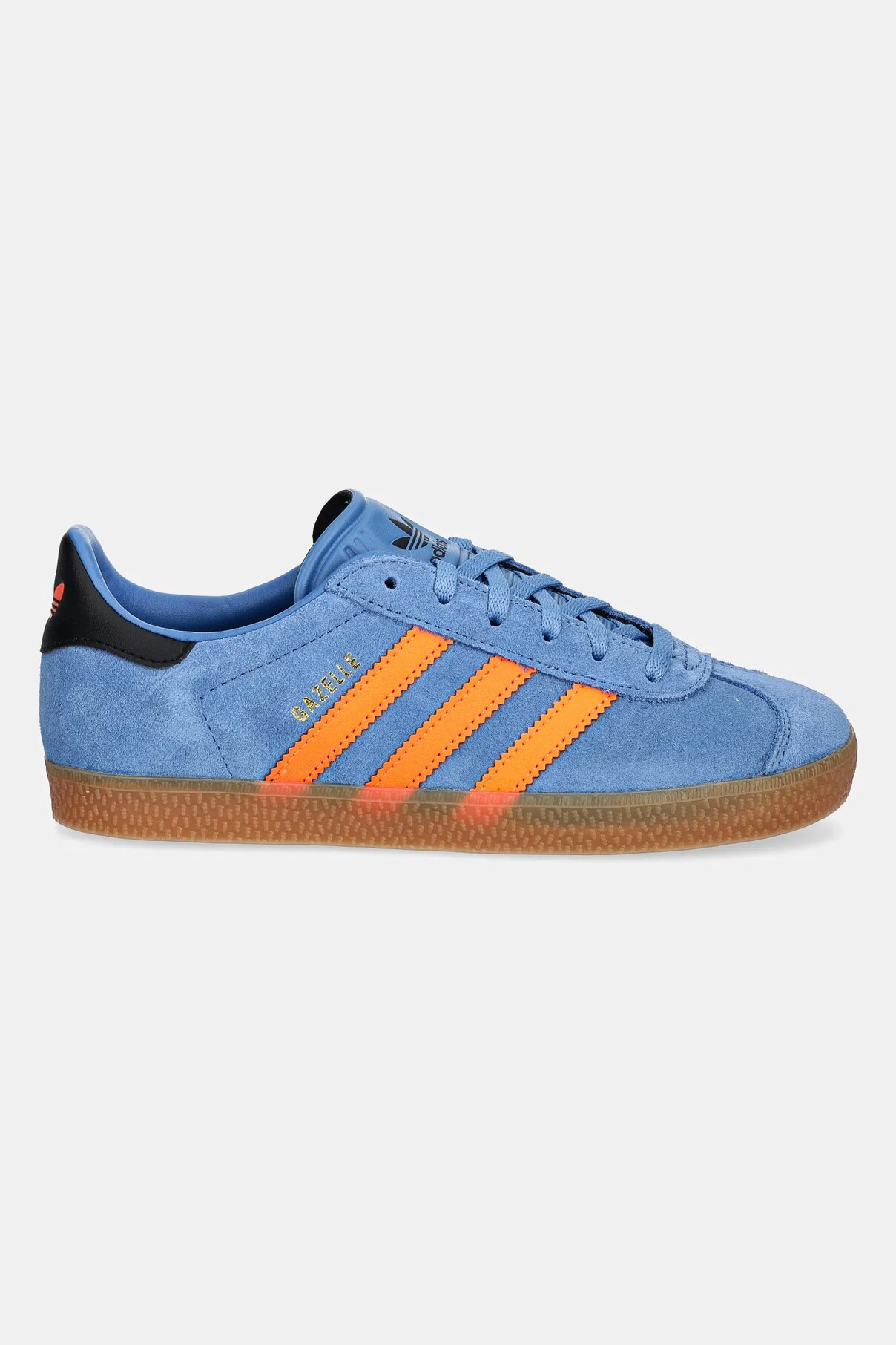 Детские замшевые кроссовки GAZELLE Adidas Originals, синий — фото 3