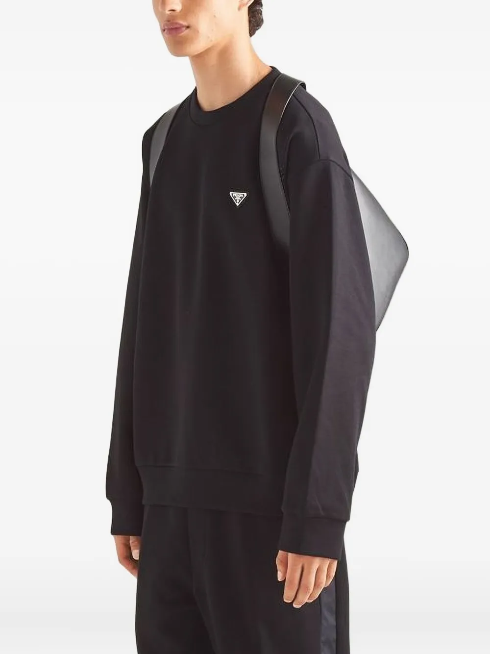 

Толстовка с логотипом Prada, черный