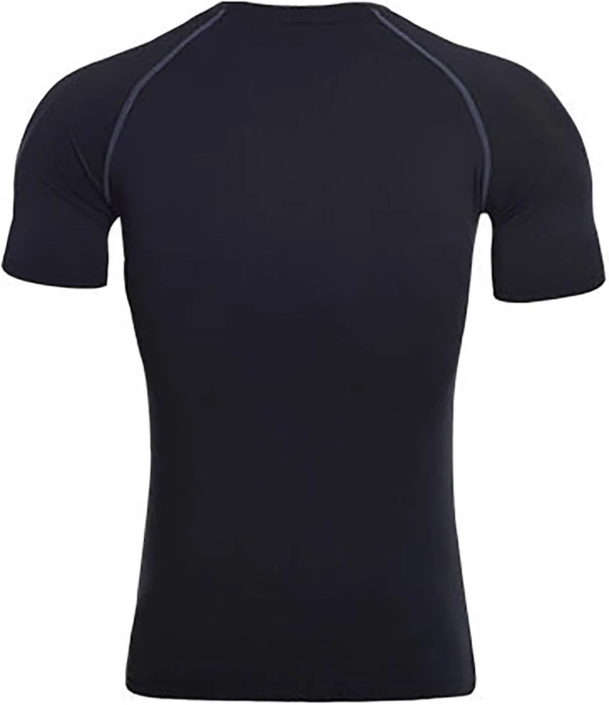 Компрессионная футболка Athletic Muscle Fit Workout Tee, Black — фото 3