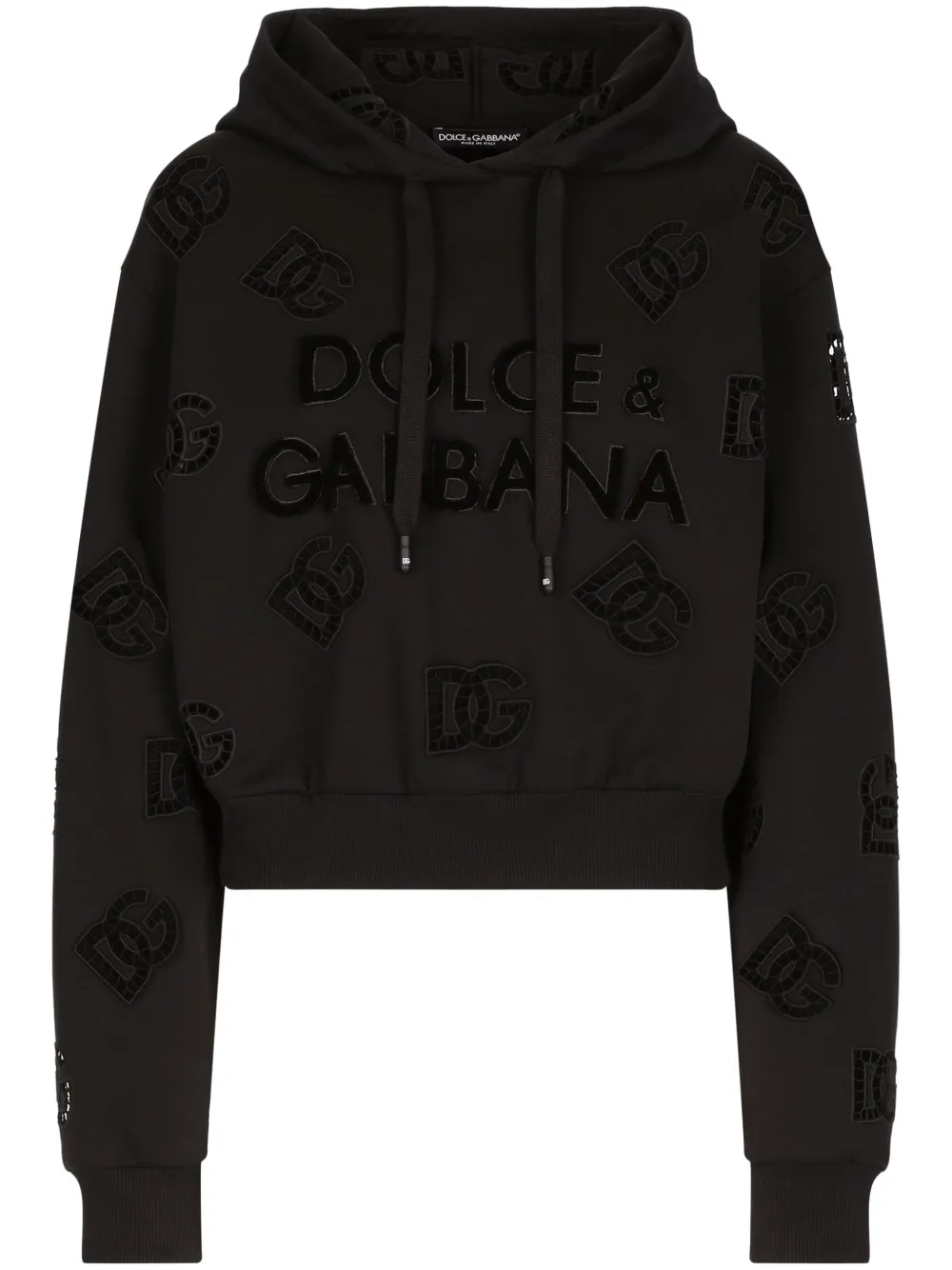 

Худи с логотипом DOLCE & GABBANA, черный