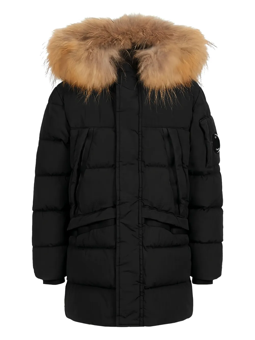 

Пальто с декором Lens C.P. Company Kids, черный