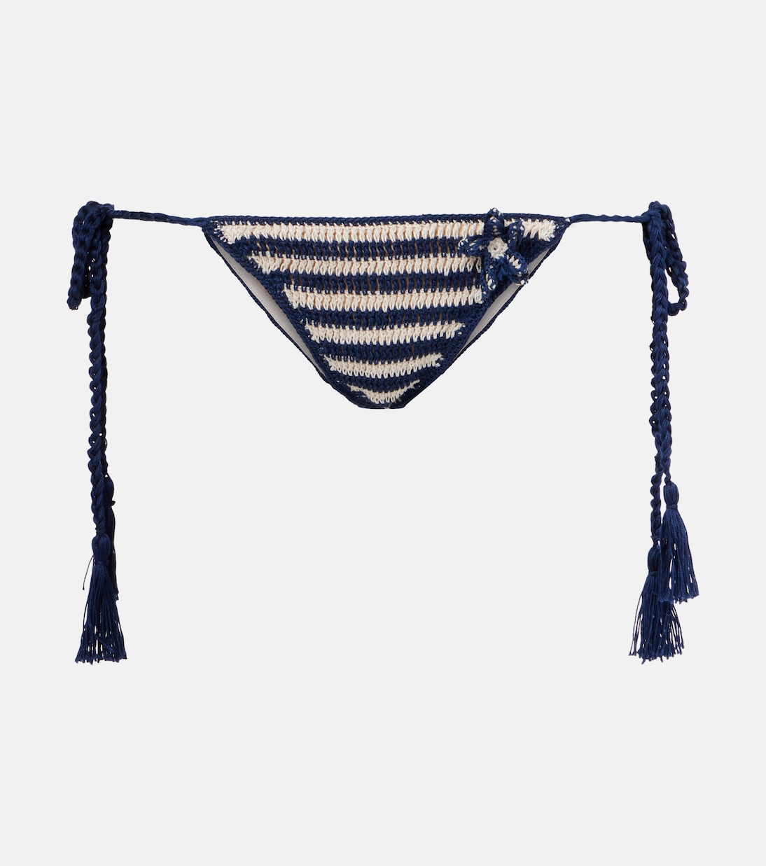 

Габриэль кружевные хлопковые бикини-трусики Anna Kosturova, Cream Navy