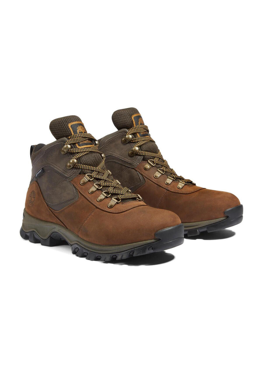 

Водонепроницаемые мужские ботинки Timberland MT.MADDSEN Mid LC, походные ботинки TB 12730R, коричневые