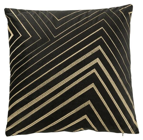 

Подушка J-LINE Hotel Chic, 45x45x45 см, черный