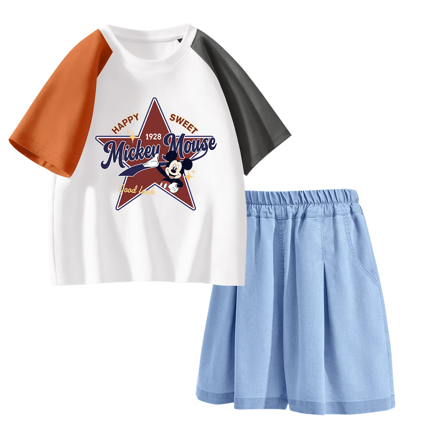 Детский спортивный костюм Disney Kids Casual Sportswear джинсовый светло-голубой — фото 3