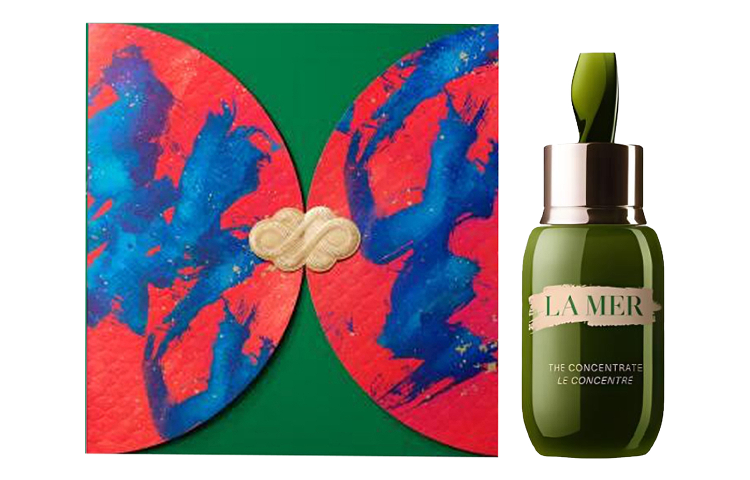 

HAILANZHIMI новогоднее лимитированное издание интенсивное восстанавливающее сыворотка успокаивающая увлажняющая 15мл/30мл/50мл LA MER