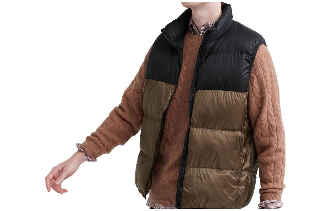 

Мужской жилет UNIQLO, цвет Chestnut