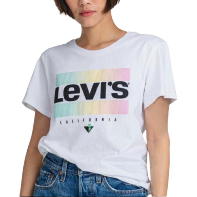

Футболка женская белая Levis