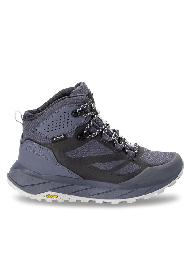 Треккинговые кроссовки Terraventure Texapore Mid W 4049991 Jack Wolfskin, серый