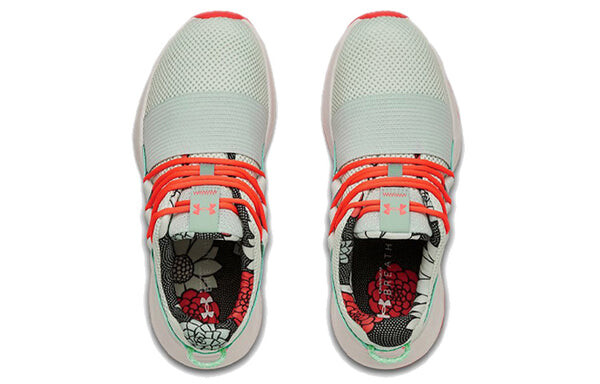 Кроссовки charged breathe fn print blue/orange Under Armour, белый — фото 4