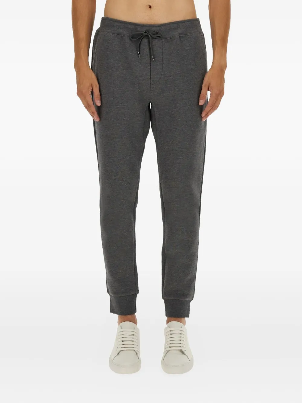 

Трикотажные брюки с завязками Polo Ralph Lauren, серый