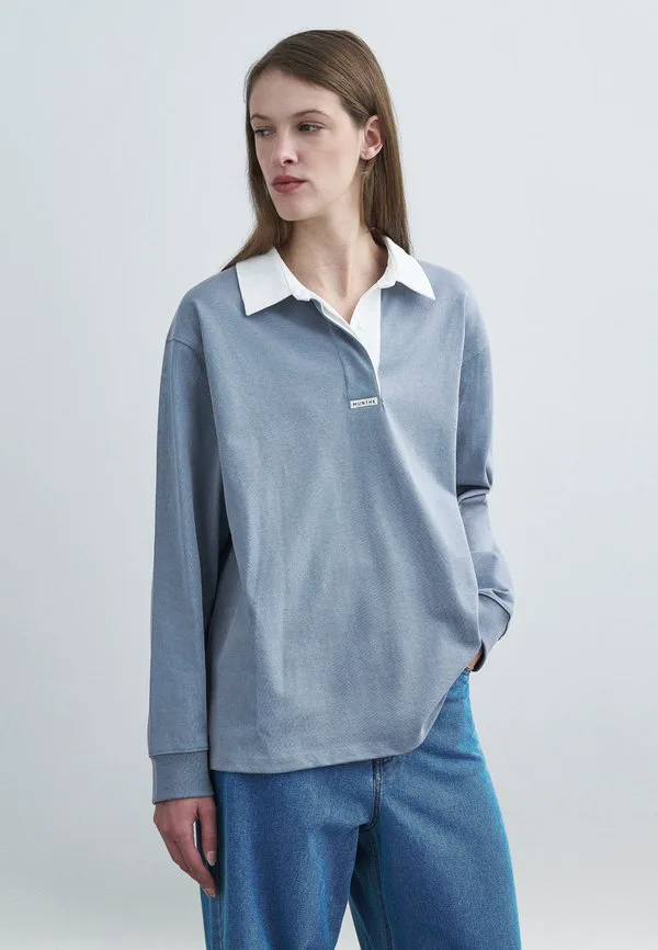 

Верхняя футболка с длинными рукавами Munthe, Blue, Синий, Верхняя футболка с длинными рукавами Munthe, Blue