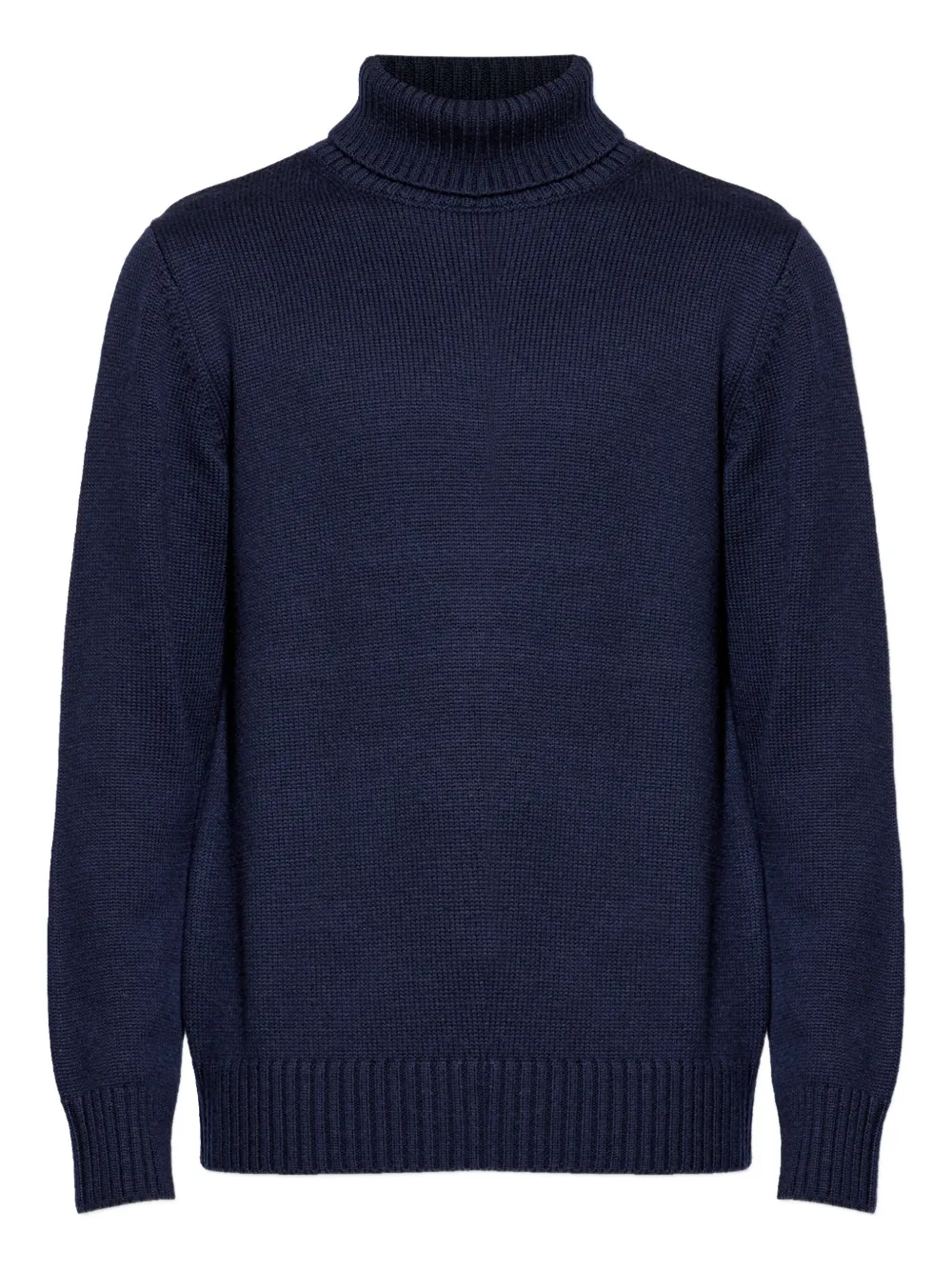 

Вязаный свитер с воротником-гольф Add, синий